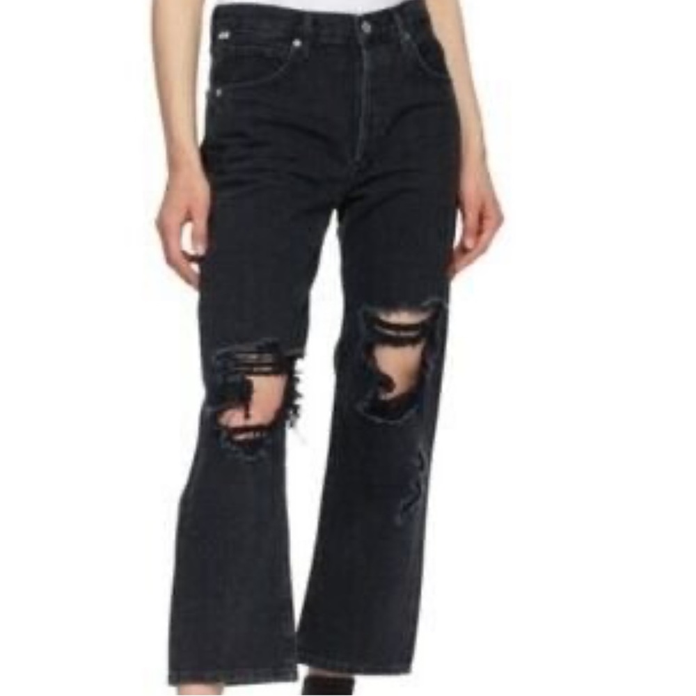 Citizens Of Humanity - Emery Relaxed Straight Distressed Lost Romance Sz 34 BNWT